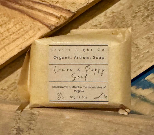 Lemon Poppy Seed Soap 2.8oz