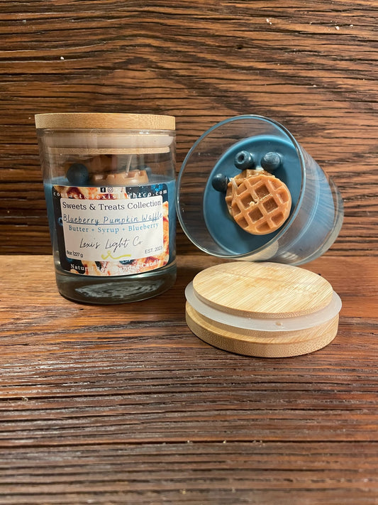 Blueberry Pumpkin Waffle Candle (8oz)