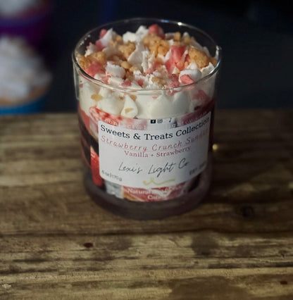 Strawberry Crunch Sundae Candle